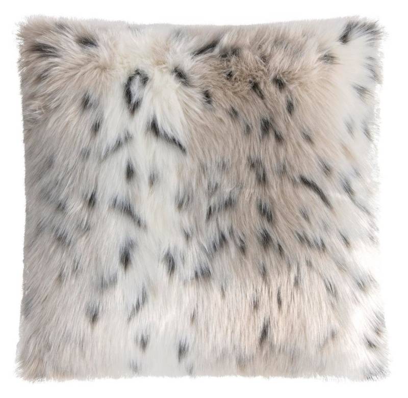 Magma Heimtex Kissenhülle Pelzimitat Skins 40x40cm weich kuschelig Schneeluchs Leopard Nerz von Magma Heimtex