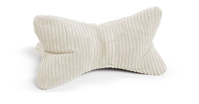 Magma Heimtex Kopfkissen Leseknochen Shara ergonomische Form, Füllung: Polyester, 1 teilig, Flauschcord von Magma Heimtex