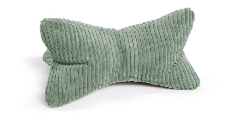Magma Heimtex Kopfkissen Leseknochen Shara ergonomische Form, Füllung: Polyester, 1 teilig, Flauschcord von Magma Heimtex