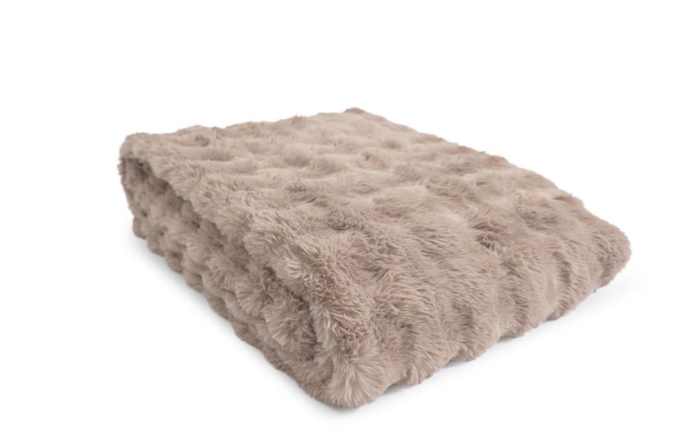 Magma Heimtex Plaid ALINE ca. 140x200cm in Farbe taupe von Magma Heimtex