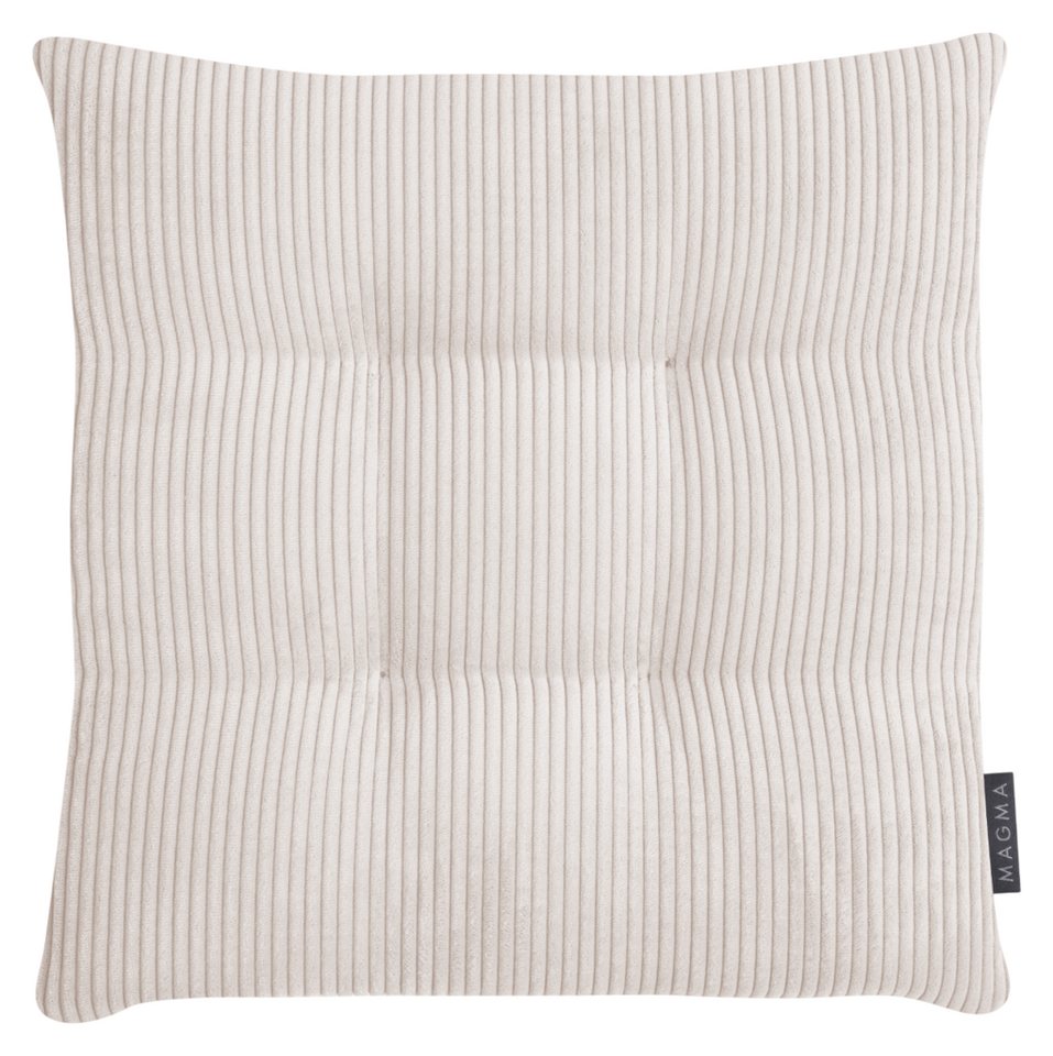 Magma Heimtex Stuhlkissen Sitzkissen INGA ca. 35x35x5 cm, gestreift trendiger Cord Look Magma Heimtex Stuhlkissen Sitzkissen INGA ca. 35x35x5 cm, gestreift trendiger Cord Look von Magma Heimtex