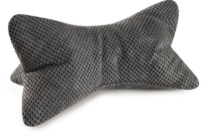 Magma Heimtex Nackenstützkissen Comodo Leseknochen ergonomische Form Nacken- oder Lendenstütze, Füllung: Polyester, Bezug: Stoff, 1-tlg., flexible Stütze für Bücher, E-Books oder Tablets von Magma Heimtex