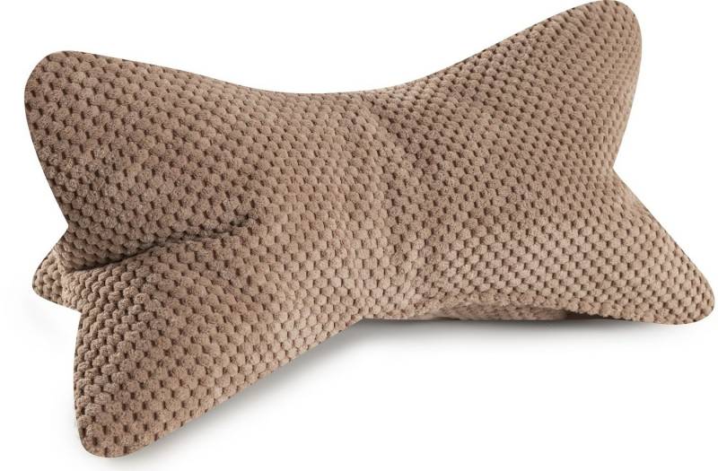 Magma Heimtex Nackenstützkissen Comodo Leseknochen ergonomische Form Nacken- oder Lendenstütze, Füllung: Polyester, Bezug: Stoff, 1-tlg., flexible Stütze für Bücher, E-Books oder Tablets von Magma Heimtex