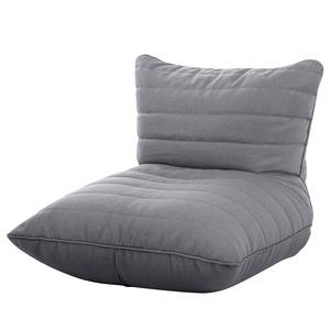 home24 Sitzsack Grau/Grau Flachgewebe 82 x 75 x 90cm von home24
