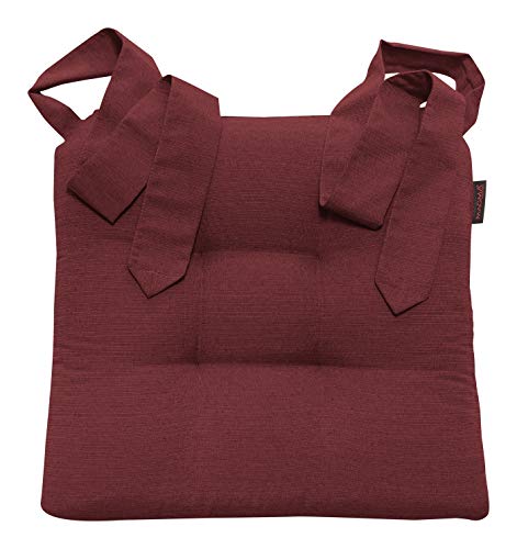 Stuhlkissen Sitzkissen Schleifenband Auflage Polster Stuhl Stuhlauflage Rattanstühle extra dick robust Esszimmerstühle Indoor Outdoor von Magma Heimtextil