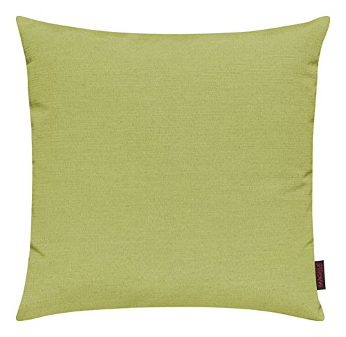 MAGMA Fino Kissenhülle ca. 50 x 50 cm hochwertig & knitterarm Farbe (30 Grün) 1 Stück von MAGMA