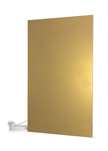 Magma® Infrarotheizung Metallic - Deutscher Hersteller seit 1992 - Magmaheizung mit 10 Jahren Garantie (800 Watt / 820 x 470, Gold) von Magma