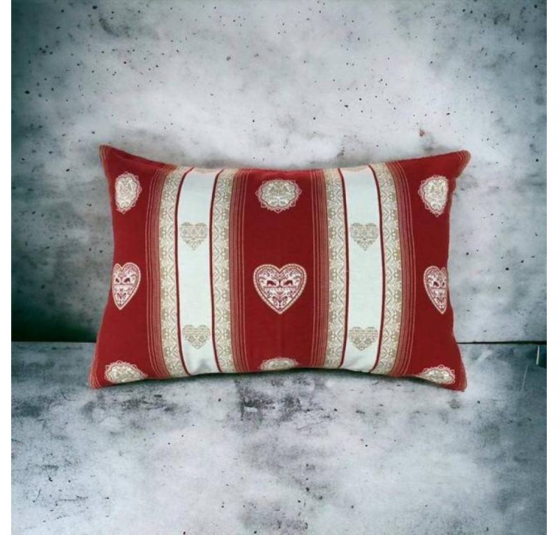 Magma Kissenbezug Frida in der Farbe Rot 40 x 60 cm von Magma