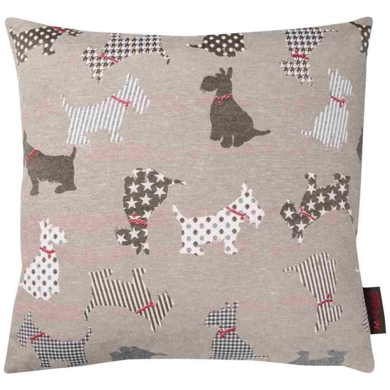 Magma Kissenhülle Hund Beige Fiffi 40x40 cm von Magma