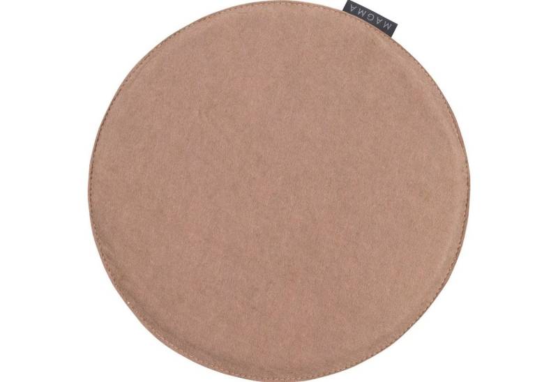 Magma Sitzkissen Magma Sitzkissen Avaro Filzoptik Uni Rund 35 cm von Magma
