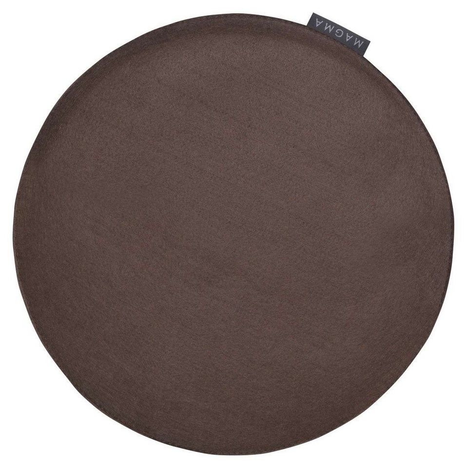 Magma Sitzkissen Magma Sitzkissen Avaro Filzoptik Uni Rund 35 cm von Magma