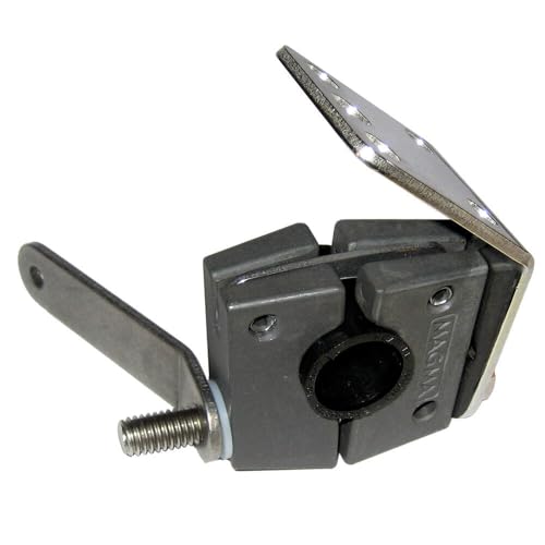 Magma T10–380 Einzel Horizontal Round Rail Mount passt Standard 7/8 Zoll oder 1 rund Rails von Magma