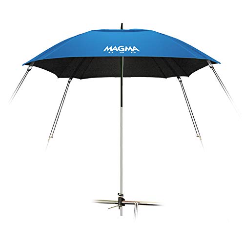 Magma Unisex-Erwachsene Umbrella, Boat, Mounted, Pacific Blue, 7/8" or 1" Round Rail Products Regenschirm, Boot, Schienenmontage, 2,2 cm oder 2,5 cm runde Schiene, One Size von Magma