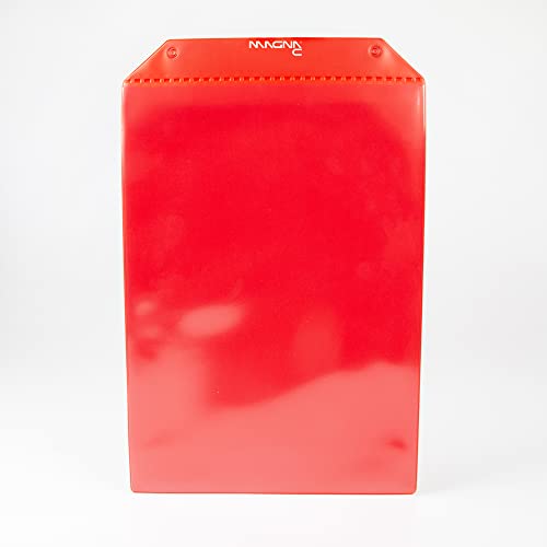 Magna-C® Magnettasche mit starkem Magnetband | 220 x 300 mm | DIN A4 | Rot | Ideal zur Dokumentenaufbewahrung von Magna-C