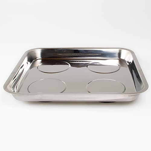Magna-C® Magnetschale | nichtrostende Magnetschale zur Aufbewahrung von Kleinteilen | gummierte Haftfläche verhindert Kratzer | 270 x 290 x 30mm von Magna-C
