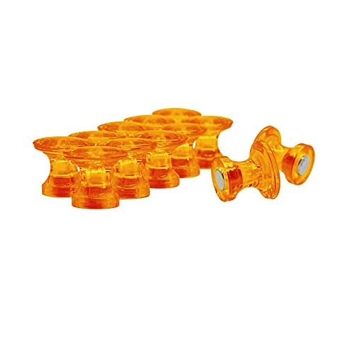 Traditionelle Orange Magnetic Map Pin Magnete Für Kühlschrank, Whiteboard, Notizbordpack von 120 von first4magnets
