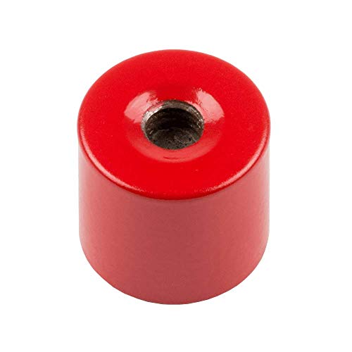 Alnico Deep Pot Magnet Für Hochtemperatur -, Technik - und Fertigungsanwendungen - 17mm Durchmesser x 16mm Dickes C/W M6 Gewindeloch - 2,5kg Zug von Magnet Expert