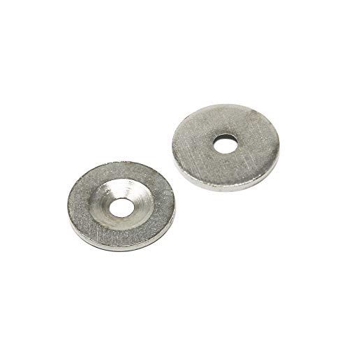 Counterunk Steel - Scheibe Für Die Verwendung von Magneten, Hängegrafiken Oder Notizenboards - 23mm Durchmesser x 2mm Dick x 4,2mm Loch - Pack von 10 von first4magnets