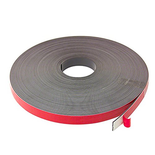 Magflex Flexible Magnetband Mit Schaumstoff - Selbstklebstoff, Das Einen Starken Griff Auf Magnetmetallbasis - Oberflächen Bietet - Selbstpaarung - 19mm Breit - 5M Länge von first4magnets