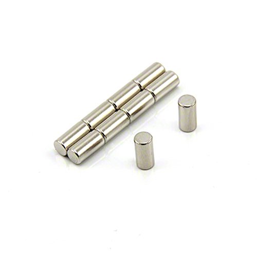 N42 Neodym - Magnet Für Kunst, Kunsthandwerk, Modellherstellung - 5mm Durchmesser x 10mm Dick - 1,1kg Zug - Pack von 200 von first4magnets