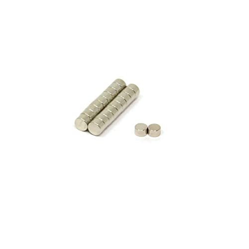 First4magnets 5mm Durchmesser x 3mm dicken N42 Neodym-Magneten-0,76 kg ziehen (Packung mit 25), Metall, Silver, 25 x 10 x 3 cm, Einheiten von first4magnets
