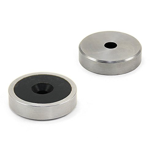 N42 Neodym Edelstahl - und Gummi - Beschichtetes Topfmagnet Für Kunst, Kunsthandwerk, Modellherstellung - 32mm Durchmesser - Pack von 4 von first4magnets