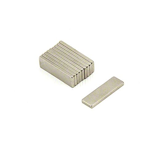 N42 Neodym Magnet - 20mm x 6mm x 1,5mm Dick - 1,6kg Zug - Packung von 200 von Magnet Expert