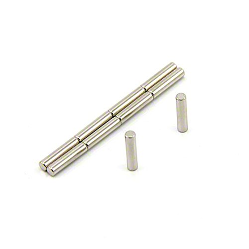 N42 Neodym - Magnet Für Kunst, Handwerk, Modellherstellung - 3mm Durchmesser x 13mm Dick - 0,42kg Zug - Pack von 100 von Magnet Expert