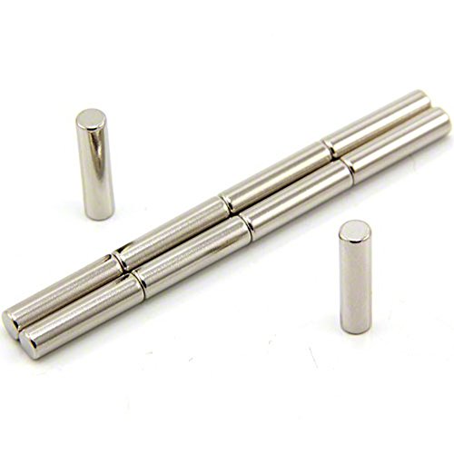 N42 Neodym - Magnet Für Kunst, Kunsthandwerk, Modellherstellung - 5mm Durchmesser x 20mm Dick - 1,1kg Zug - Pack von 100 von Magnet Expert