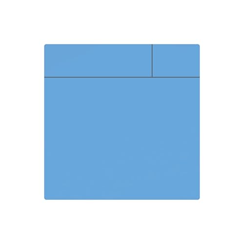 Magflex® Flexible Gloss Blue Trocken - Wipe Scrumboard - Magnet zum Erstellen Entfernbar - 75mm x 75mm - Packung von 5 von first4magnets