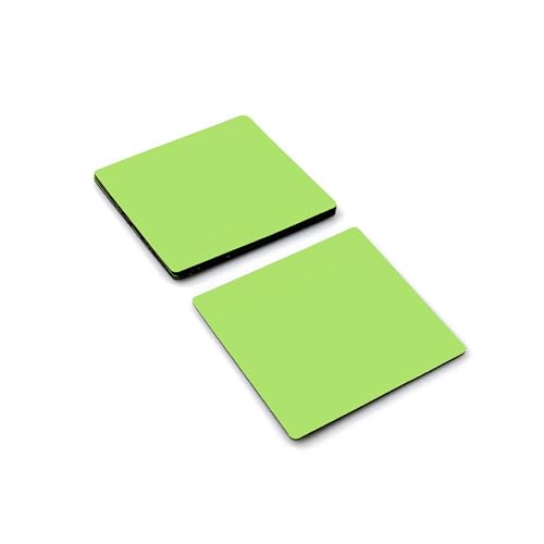 Magflex® Flexible Gloss Green Trocken - Wipe - Magnetblech zum Erstellen von Scrumboards, Entfernbar - 75mm x 75mm - Pack von 50 von FIRST4MAGNETS