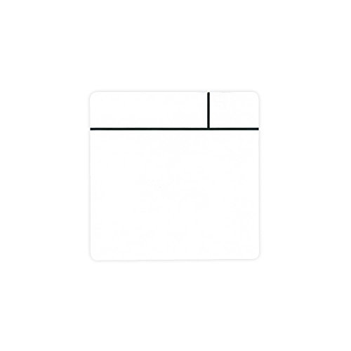 Magflex® Flexibler Glanz Weiß Trocken - Wipe Scrumboard Magnet zum Erstellen von Entfernbar - 75mm x 75mm - Packung von 5 von Magnet Experts