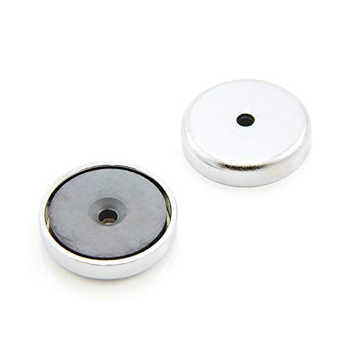 Ferrit Y30Bh Pot Magnet Für Kunst, Handwerk, Modellherstellung - 40mm Durchmesser x 8mm Dick x 5mm C/Senken - 15kg Zug Ferrit Y30Bh Pot Magnet Für Kunst, Handwerk, Modellherstellung - 40mm Durchmesser x 8mm Dick x 5mm C/Senken - 15kg Zug von first4magnets