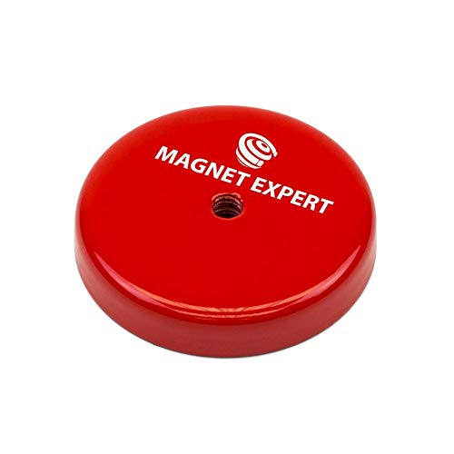 Ferrit - Limpet - Topf - Magnet C/W M6 Gewindeloch Für Halbvermande Anwendungen - 55mm Durchmesser x 11mm Dicke - 16kg Zug - Pack von 4 von first4magnets