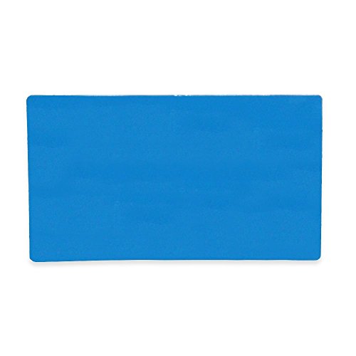 Magflex® Flexible Magnetblech Mit Glänzend Blau Trocken - Wipe - Oberfläche zum Erstellen von Scrumboards, Abnehmbar - 140mm x 80mm x 0,85mm - 50 - Pack von 50 von Magnet Expert