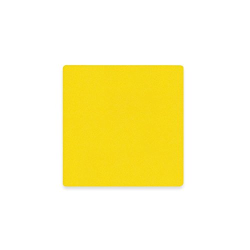 Magflex Flexible Gloss Yellow Dry - Wipe Magnetic Shee zum Erstellen von Scrumboards, Entfernbar - 75mm x 75mm - Pack von 5 von Magnet Experts