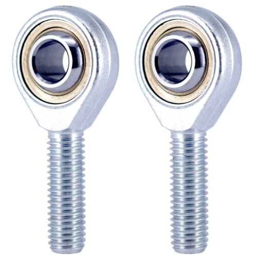 2 Stück Gelenkkopf Gelenkkopflager Außengewinde Uniball Kugelgelenk Gelenklager Rechtsgewinde und Linksgewinde [M10 Linksgewinde] von Magnet-Kauf