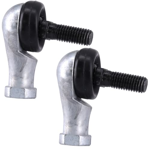 [2 Stück] Winkelgelenk M10 Beweglich Gelenkkopf Gelenkkopflager Mit Gewindezapfen M10x1,5 Rechtsgewinde Gewindestangenkopf 90° Kugellager Gelenklager Stahl verzinkt von Magnet-Kauf