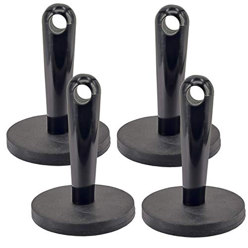 4x Neodym Magnete Gummiert Car Wrapping Magnet Werkzeug Folierung Scheibe Topfmagnet Gummi Runder Magnete mit Griff zum Auto Folieren [Ø 66mm - 22KG] von Magnet-Kauf