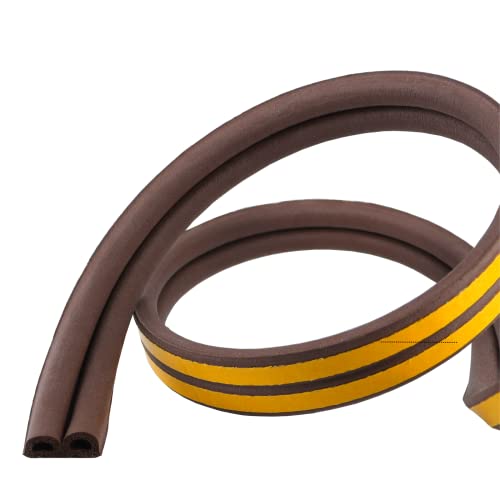 KrokTape Dichtungsband Selbstklebend für Türen und Fenster Tür Dichtung Fensterdichtung Gummidichtung für Windschutz Schalldämmung D-Profil Braun KrokTape Dichtungsband Selbstklebend für Türen und Fenster Tür Dichtung Fensterdichtung Gummidichtung für Windschutz Schalldämmung D-Profil Braun von Magnet-Kauf