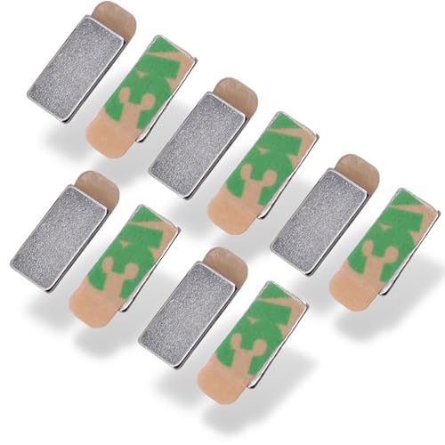 Neodym Magnet N52 Selbstklebend 10x5x1mm 850g Stark Klebemagnete Magnetplättchen Quader 1mm Flach 10mm x 5mm [10 Stück] von Magnet-Kauf