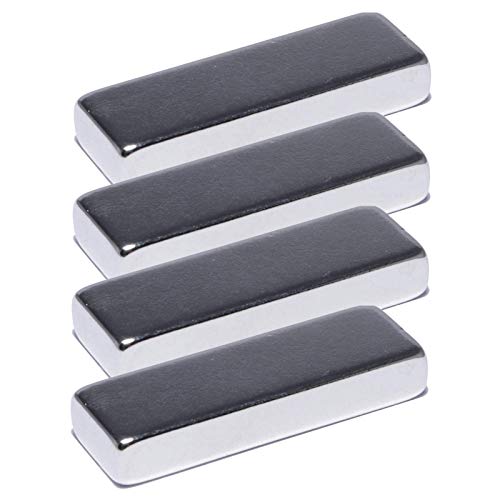 Neodym Magnete Extra Stark Quader 30x10x5mm - 8 Kg Powermagnet - Neodym Magnet 30mm - Quadermagnet 30 x 10 x 5 mm - N52 Stark Neodym-Magnete [ 4 Stück ] von Magnet-Kauf