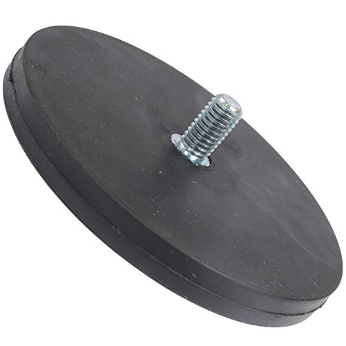 Neodym Magnete Gummiert D 88mm Mit M8 Außengewinde 42 KG Zugkraft Flachgreifer Magnet Scheibe Topfmagnet Gummi Runde Magnete mit Gewinde für Schrauben Öse oder Haken Neodym Magnete Gummiert D 88mm Mit M8 Außengewinde 42 KG Zugkraft Flachgreifer Magnet Scheibe Topfmagnet Gummi Runde Magnete mit Gewinde für Schrauben Öse oder Haken von Magnet-Kauf