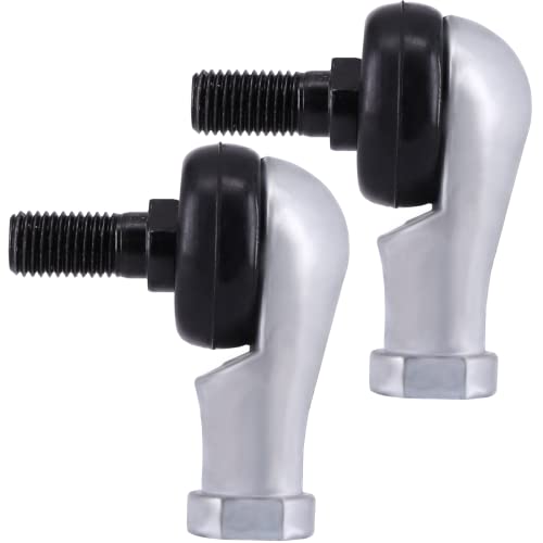 [2 Stück] Winkelgelenk M10 Beweglich Gelenkkopf Gelenkkopflager Mit Gewindezapfen M10x1,25 Linksgewinde Gewindestangenkopf 90° Kugellager Gelenklager Stahl verzinkt von Magnet-Kauf