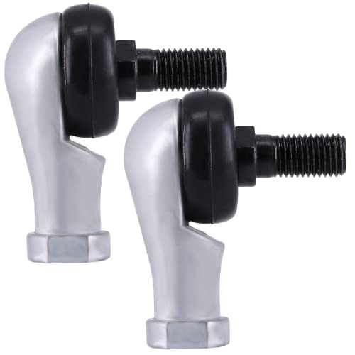 [2 Stück] Winkelgelenk M10 Beweglich Gelenkkopf Gelenkkopflager Mit Gewindezapfen M10x1,25 Rechtsgewinde Gewindestangenkopf 90° Kugellager Gelenklager Stahl verzinkt von Magnet-Kauf