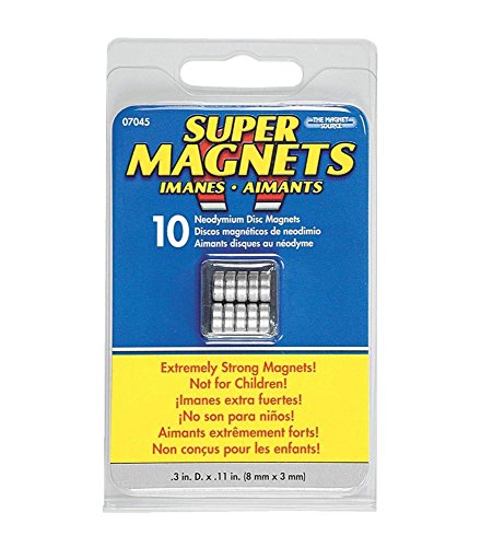 Neodymiummagnet-Set 10 Stück 8 x 3 mm von Magnet Source