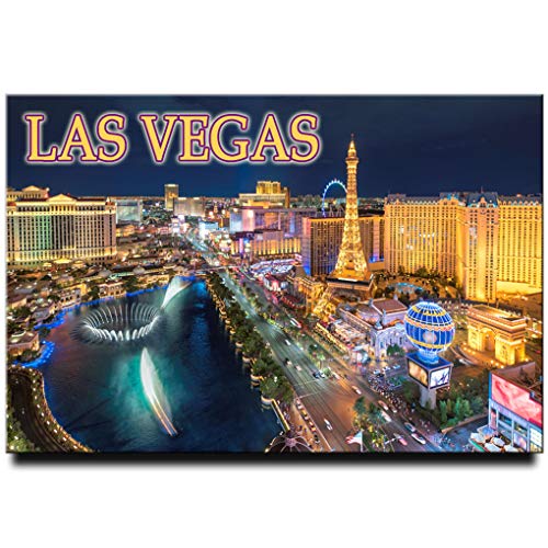 Bellagio Water Show Kühlschrankmagnet Nevada Reise-Souvenir Las Vegas Strip von Magnet Sv
