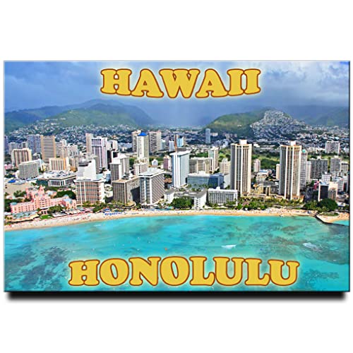 Magnet Sv Hawaii Waikiki Kühlschrankmagnet Honolulu Oahu Reise Souvenir Foto Magnet von Magnet Sv