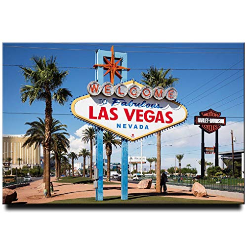 Magnet Sv Kühlschrankmagnet Welcome to Fabulous Las Vegas, 7,6 x 5,1 cm von Magnet Sv