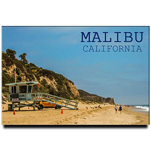 Malibu Beach Kühlschrankmagnet California Travel Souvenir von Magnet Sv